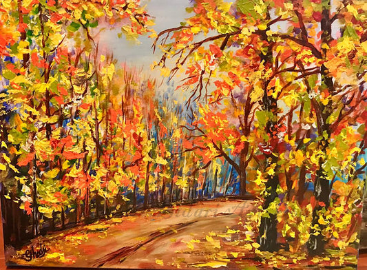 Original Acrylic Painting / "Autumn 2"